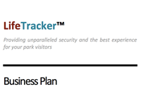 LifeTracker Business Plan | New Enterprises | MIT, Fall 2009